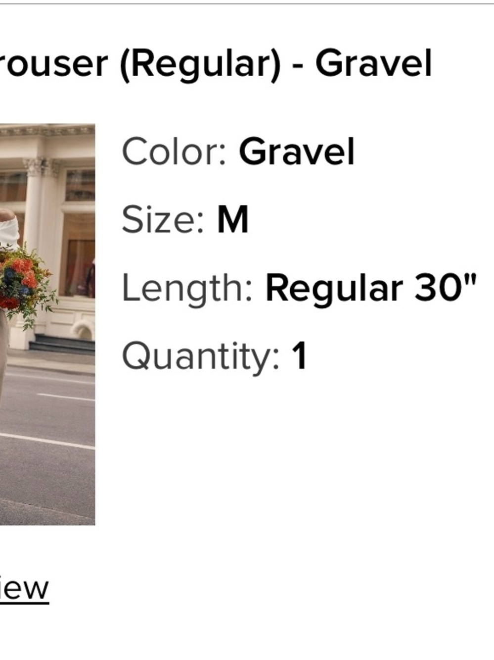 ALO Yoga Wide Leg High-Rise Pants in Taupe - Picture 2 of 3
